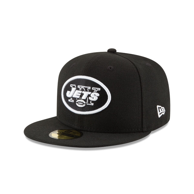 New York Jets Black \u0026 White 59FIFTY Fitted