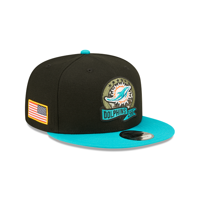 Miami Dolphins 2022 Salute to Service 9FIFTY Snapback
