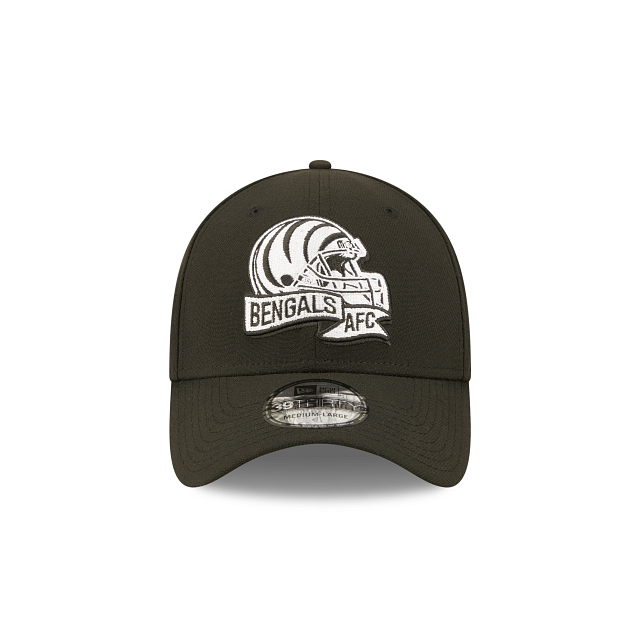 Cincinnati Bengals 2022 Sideline Black 39THIRTY Stretch Fit