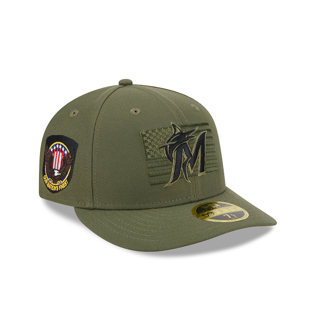 Miami Marlins Armed Forces Day 2023 Low Profile 59FIFTY Fitted