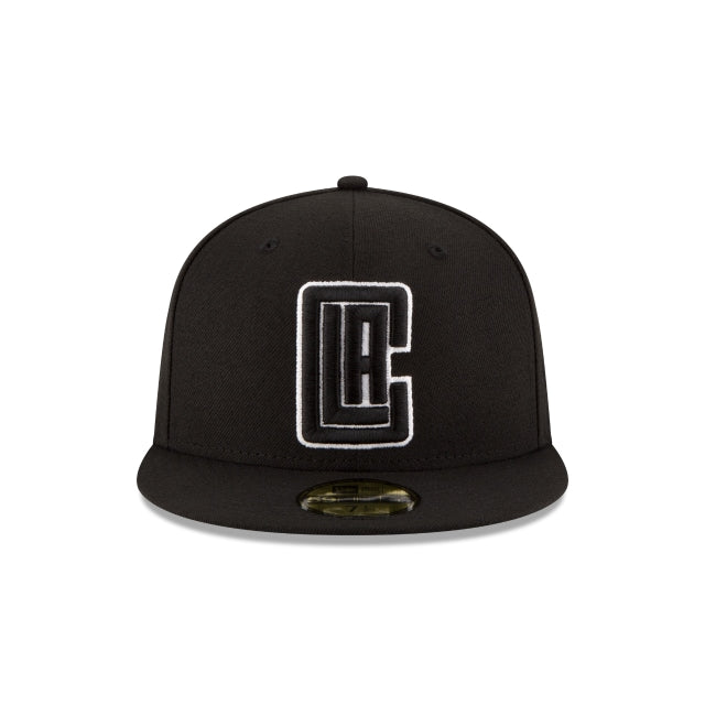 Los Angeles Clippers Black \u0026 White 59FIFTY Fitted