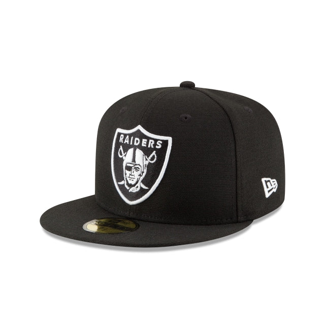 Las Vegas Raiders Black \u0026 White 59FIFTY Fitted