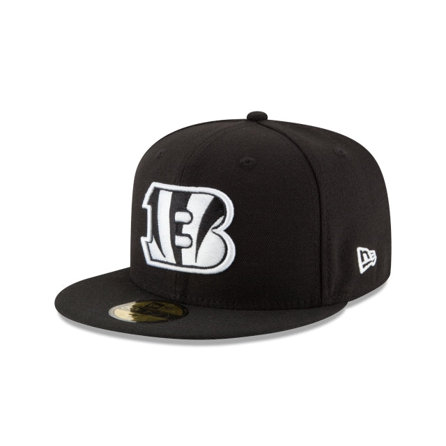 Cincinnati Bengals Black \u0026 White 59FIFTY Fitted
