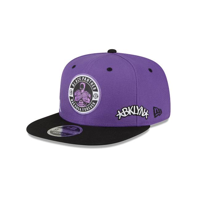 Marvel X Brooklyn Nets Purple 9FIFTY Snapback