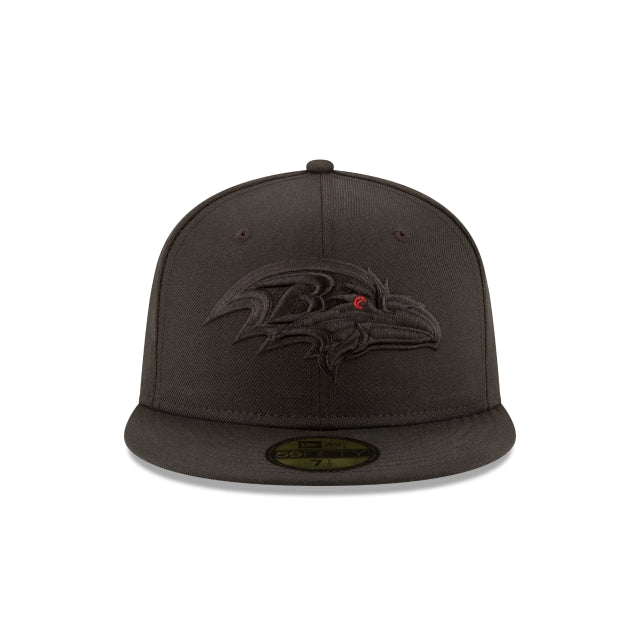 Baltimore Ravens Black On Black 59FIFTY Fitted