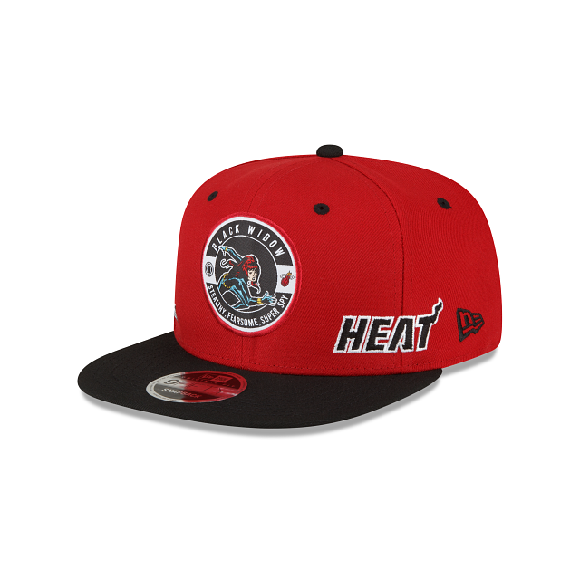 Marvel X Miami Heat Red 9FIFTY Snapback