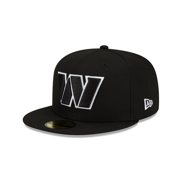 Washington Commanders Black and White 59FIFTY Fitted