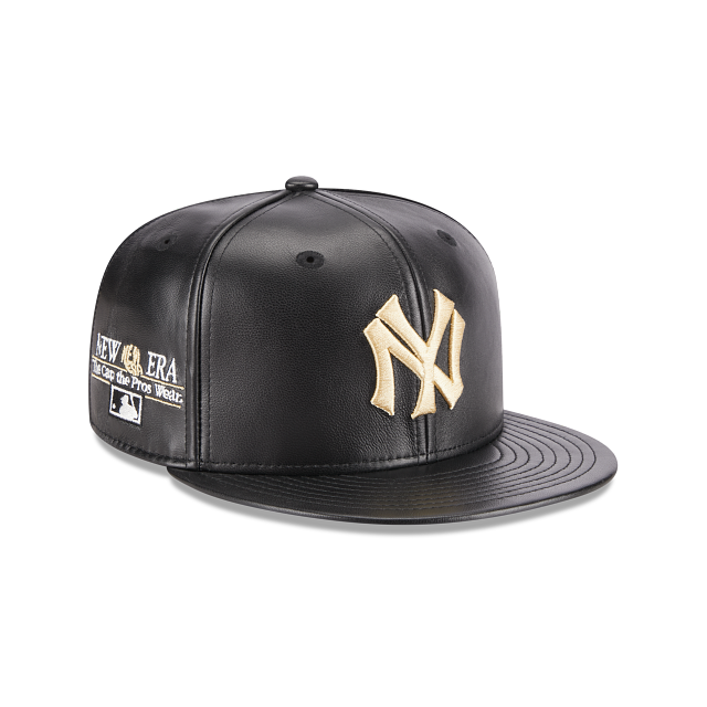 New York Yankees Leather 59FIFTY Fitted