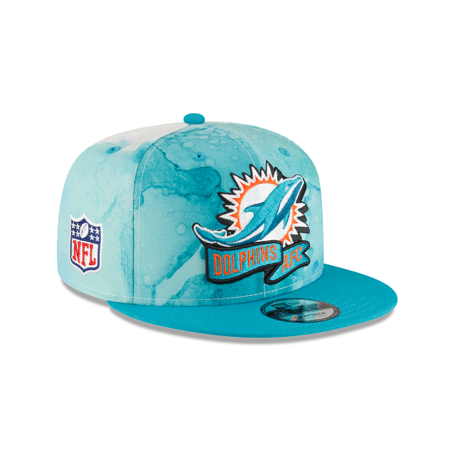 Miami Dolphins 2022 Sideline Ink Dye 9FIFTY Snapback