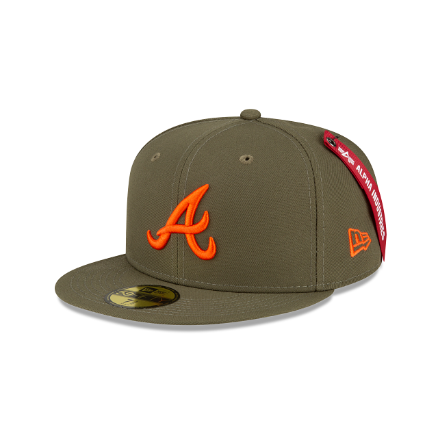 Alpha Industries X Atlanta Braves Green 59FIFTY Fitted