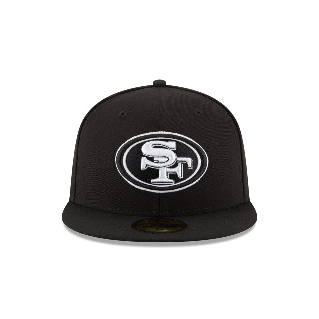 San Francisco 49ers Black \u0026 White 59FIFTY Fitted