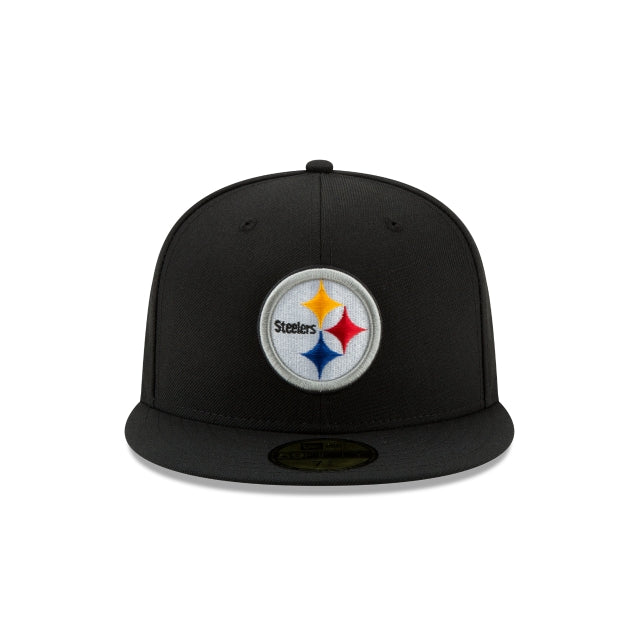 Pittsburgh Steelers Black 59FIFTY Fitted