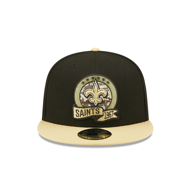 New Orleans Saints 2022 Salute to Service 9FIFTY Snapback