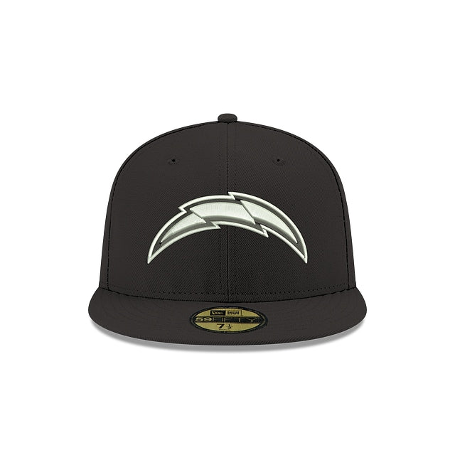 Los Angeles Chargers Black 59FIFTY Fitted
