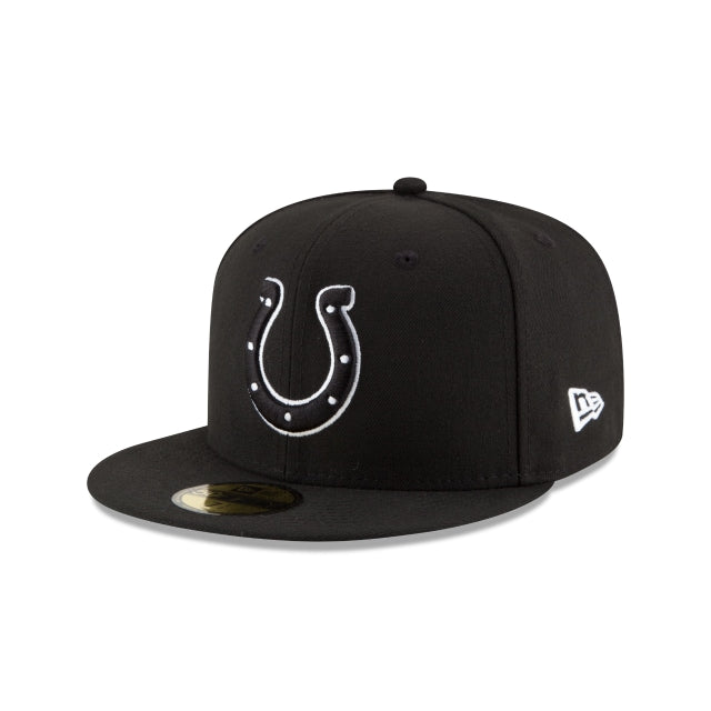 Indianapolis Colts Black \u0026 White 59FIFTY Fitted