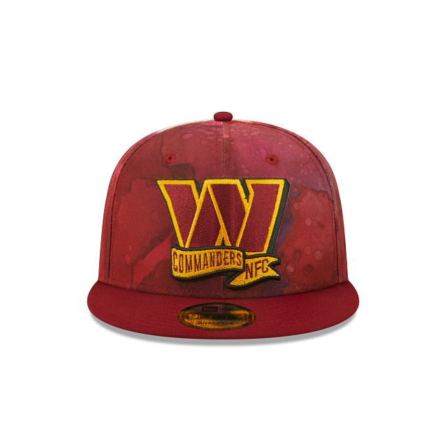 Washington Commanders 2022 Sideline Ink Dye 9FIFTY Snapback