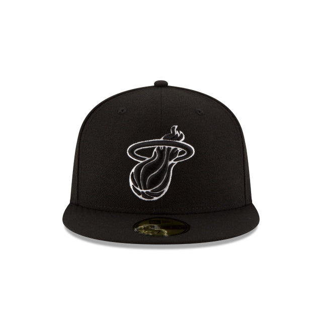 Miami Heat Black \u0026 White 59FIFTY Fitted