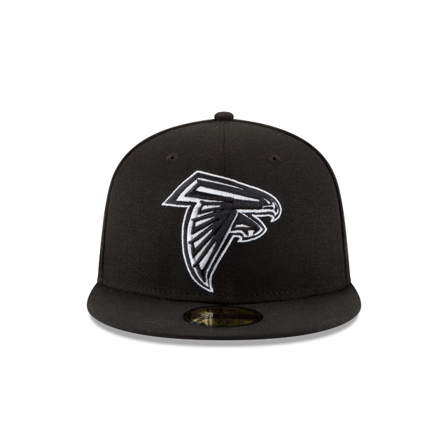 Atlanta Falcons Black \u0026 White 59FIFTY Fitted