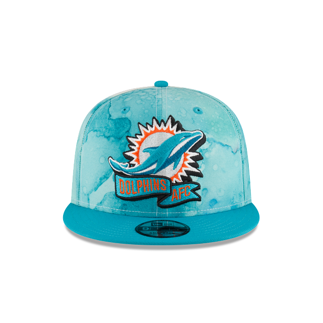 Miami Dolphins 2022 Sideline Ink Dye 9FIFTY Snapback