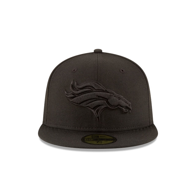 Denver Broncos Black On Black 59FIFTY Fitted