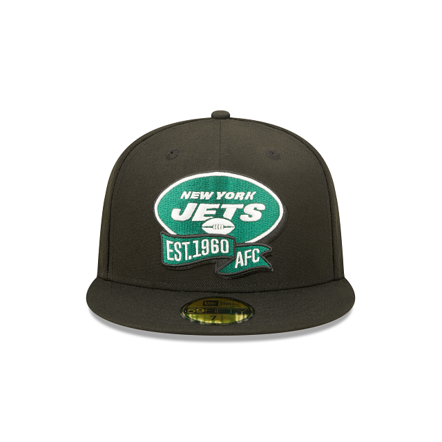 New York Jets 2022 Sideline Black 59FIFTY Fitted