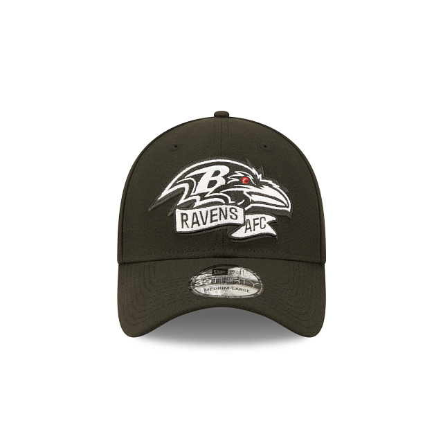 Baltimore Ravens 2022 Sideline Black 39THIRTY Stretch Fit