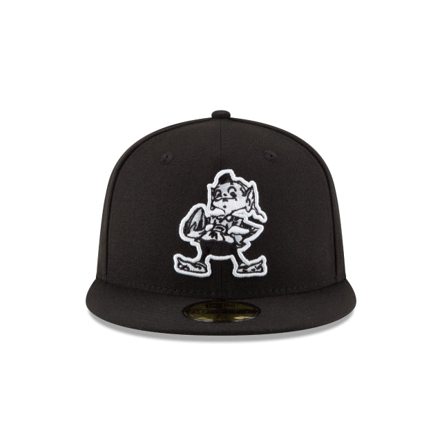 Cleveland Browns Black \u0026 White 59FIFTY Fitted