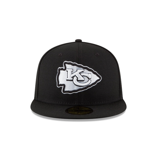 Kansas City Chiefs Black \u0026 White 59FIFTY Fitted