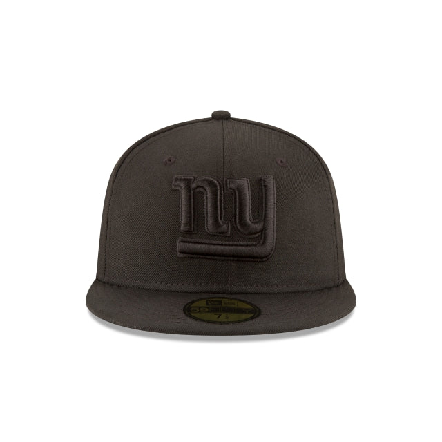 New York Giants Black On Black 59FIFTY Fitted