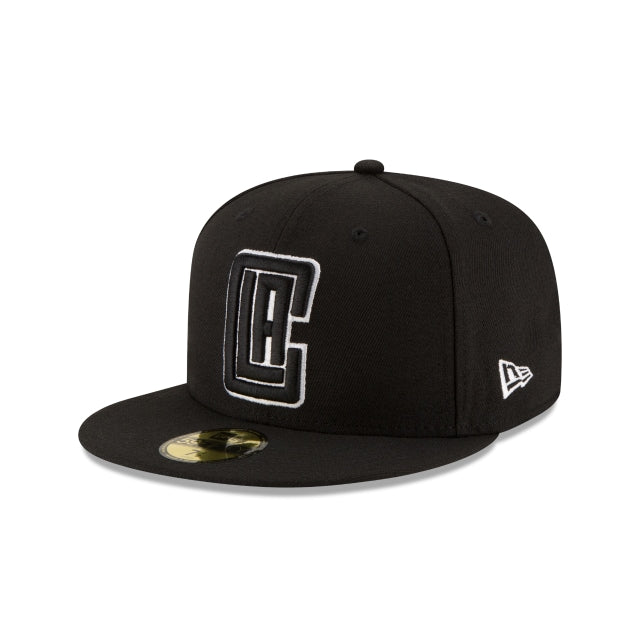 Los Angeles Clippers Black \u0026 White 59FIFTY Fitted