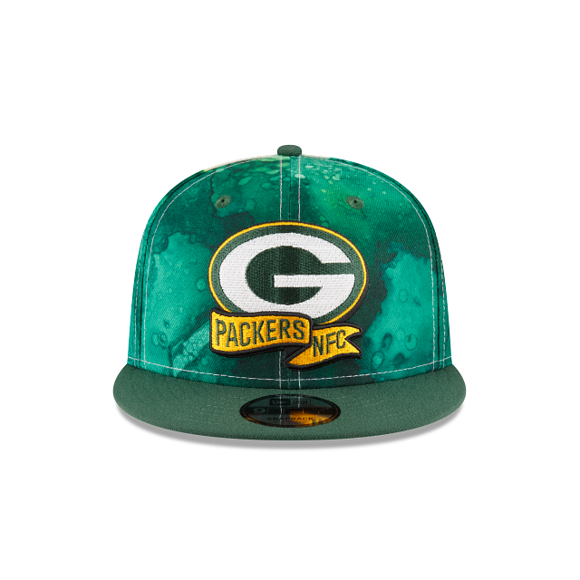 Green Bay Packers 2022 Sideline Ink Dye 9FIFTY Snapback