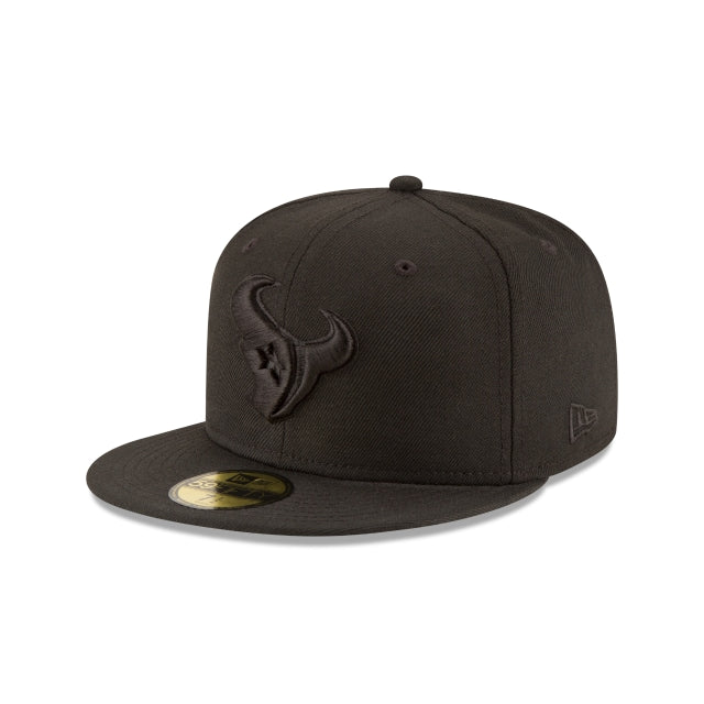 Houston Texans Black On Black 59FIFTY Fitted