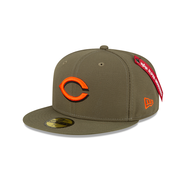 Alpha Industries X Cincinnati Reds Green 59FIFTY Fitted
