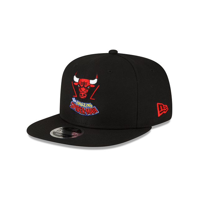 Marvel X Chicago Bulls Black 9FIFTY Snapback