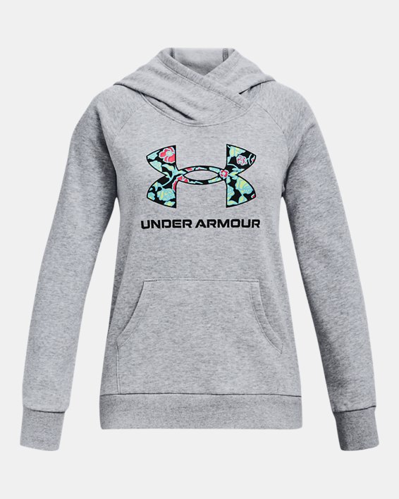 Girls' UA Rival Fleece Core Logo Hoodie