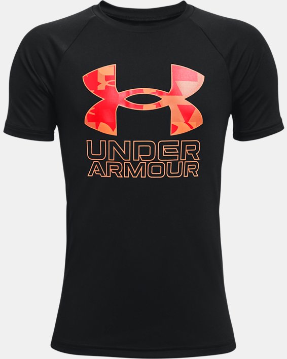 Boys' UA Tech™ Hybrid Print Fill Short Sleeve