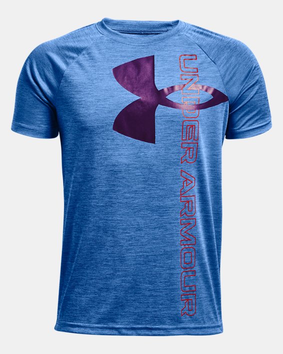 Boys' UA Tech™ Split Logo Hybrid Short Sleeve