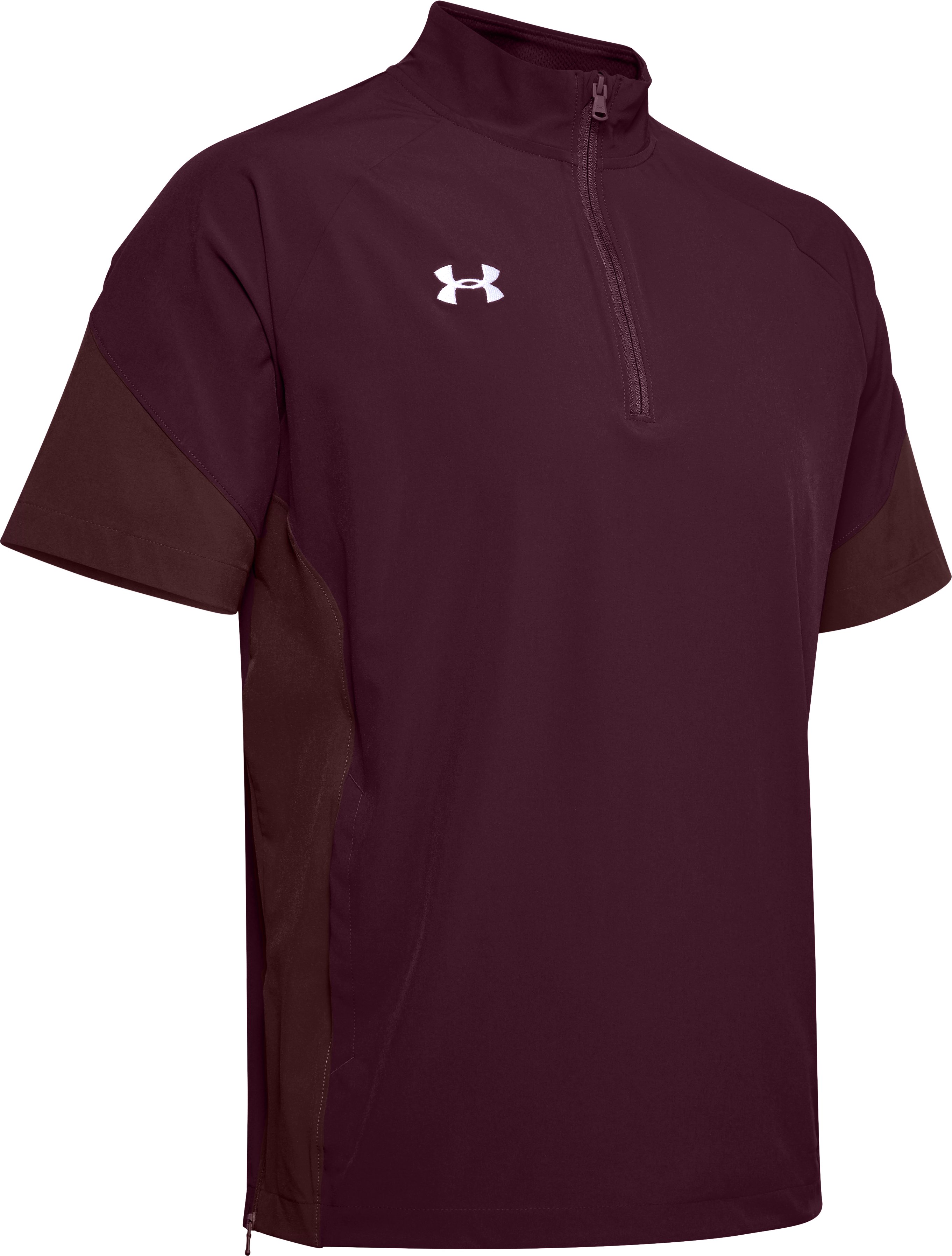 Men's UA Squad Coach's Short Sleeve ¼ Zip