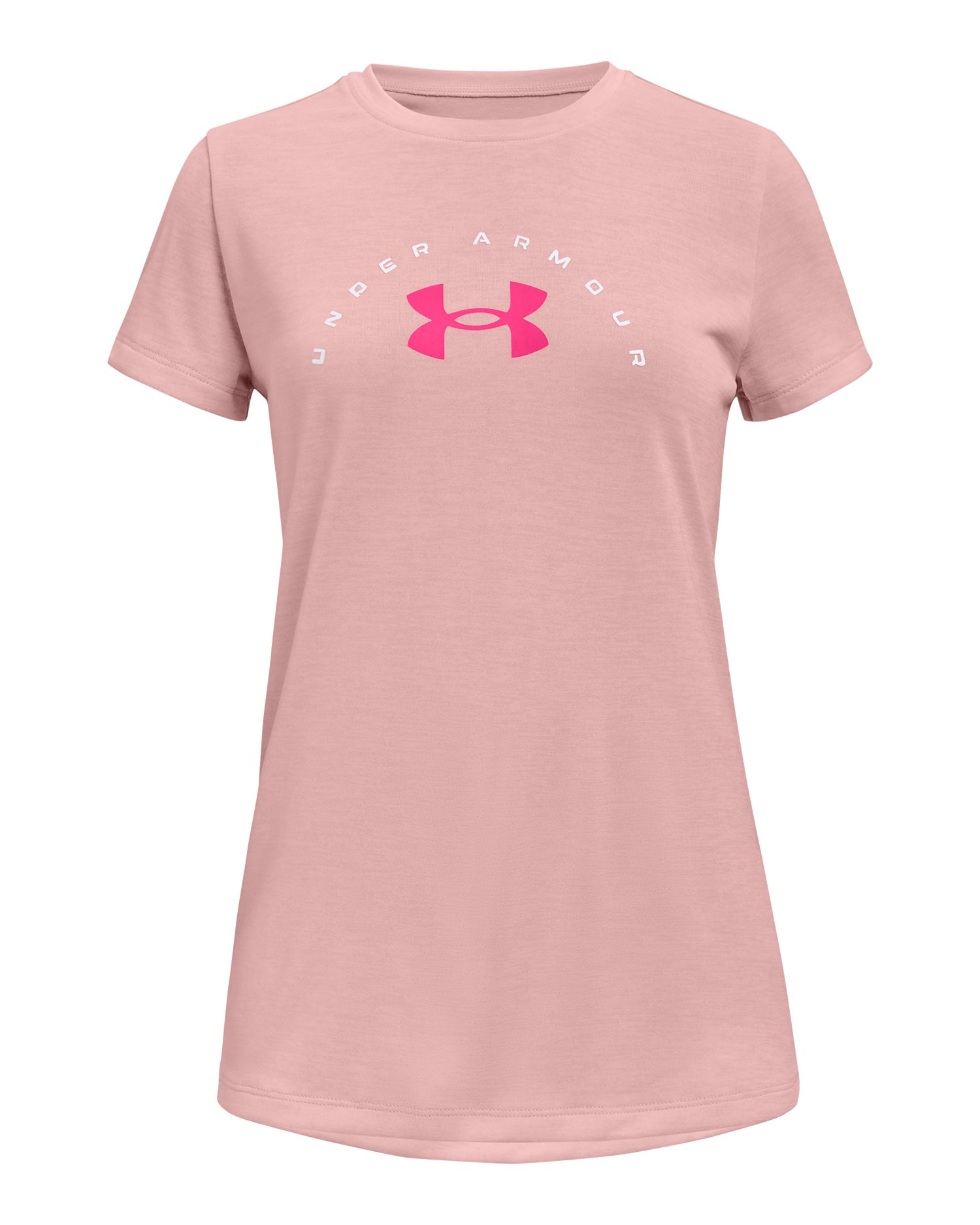 Girls' UA Tech™ Twist Arch Big Logo Short Sleeve