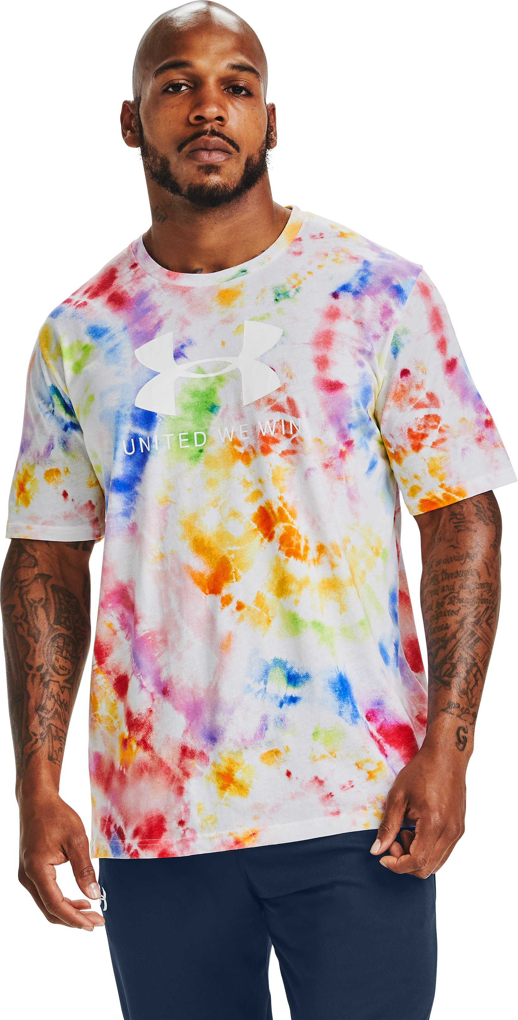 Men's UA UWW Pride Tie Dye Short Sleeve