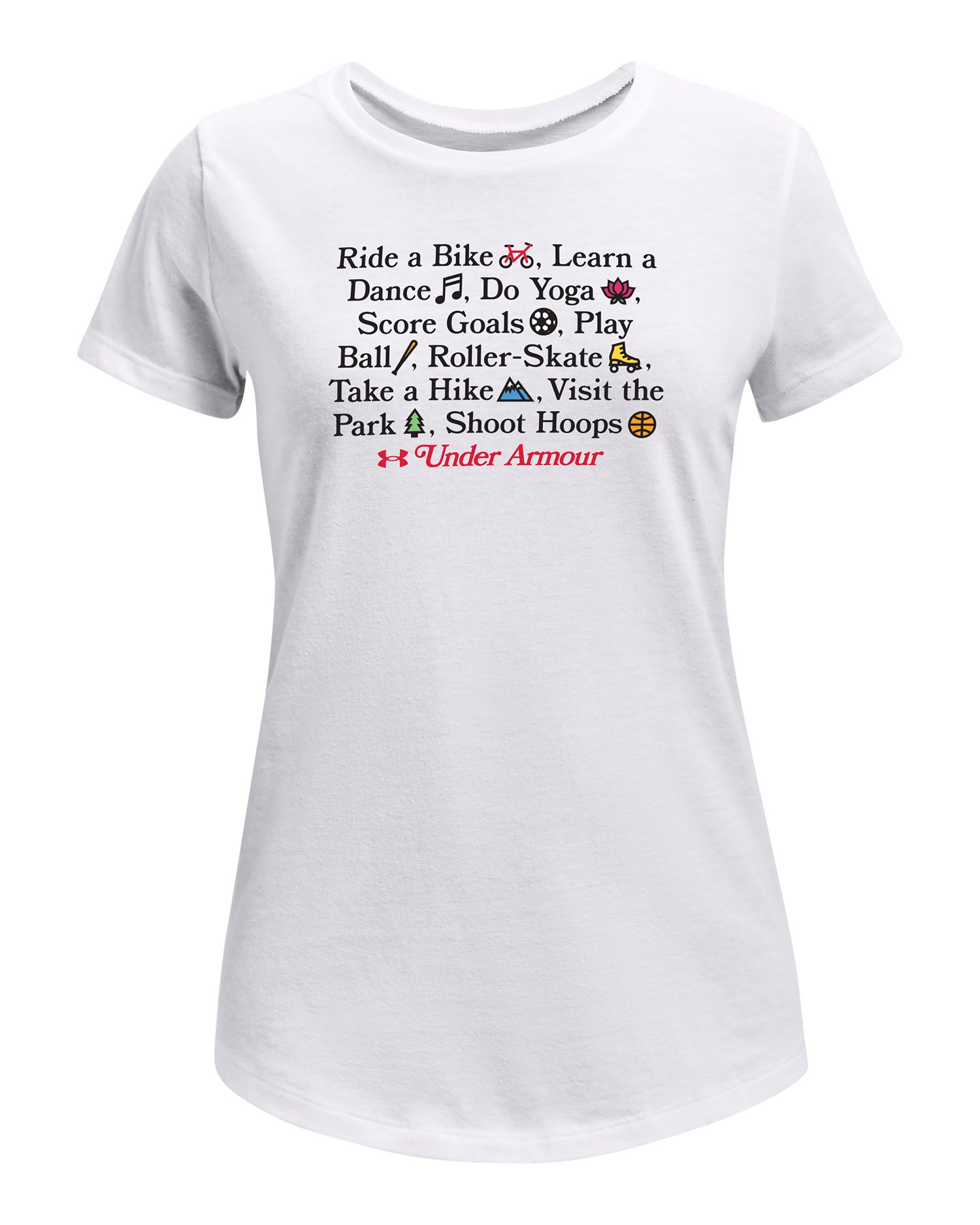 Girls' UA Activities Short Sleeve