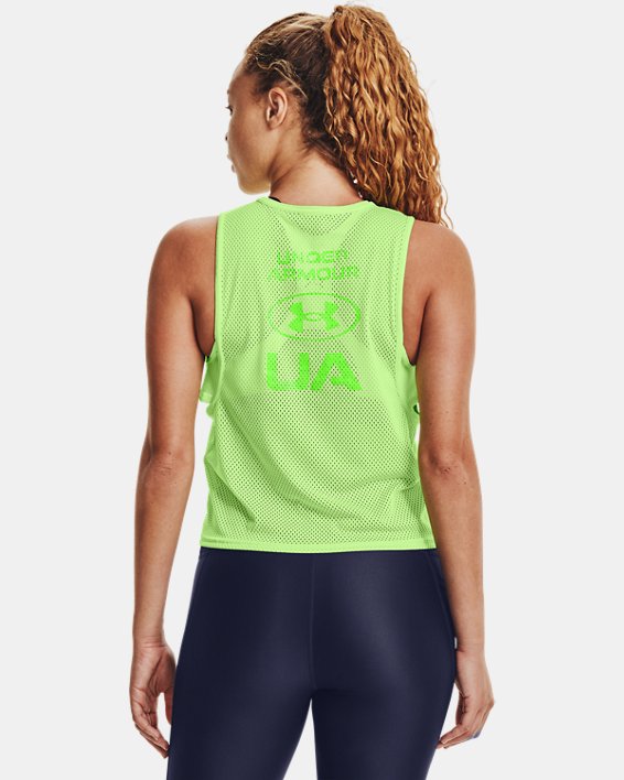 Women's HeatGear® Armour Muscle Mesh Tank