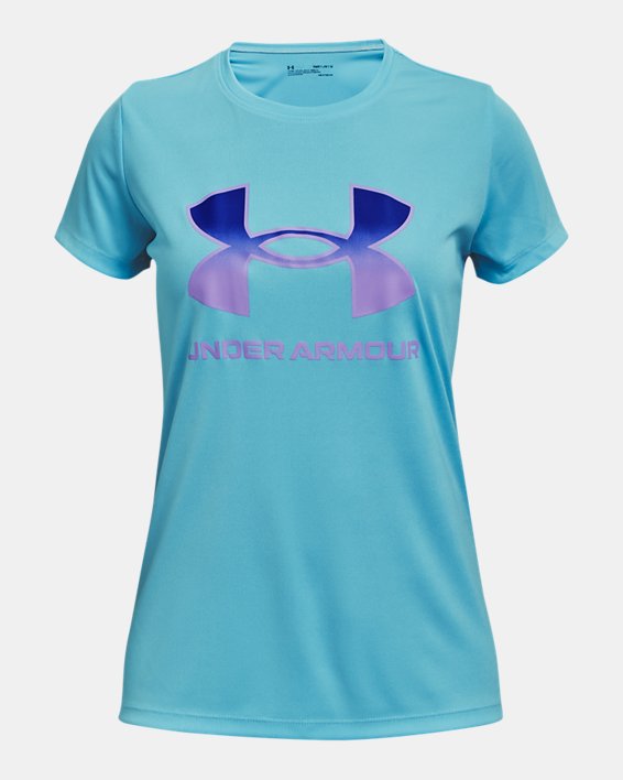 Girls' UA Tech™ Sportstyle Solid Short Sleeve