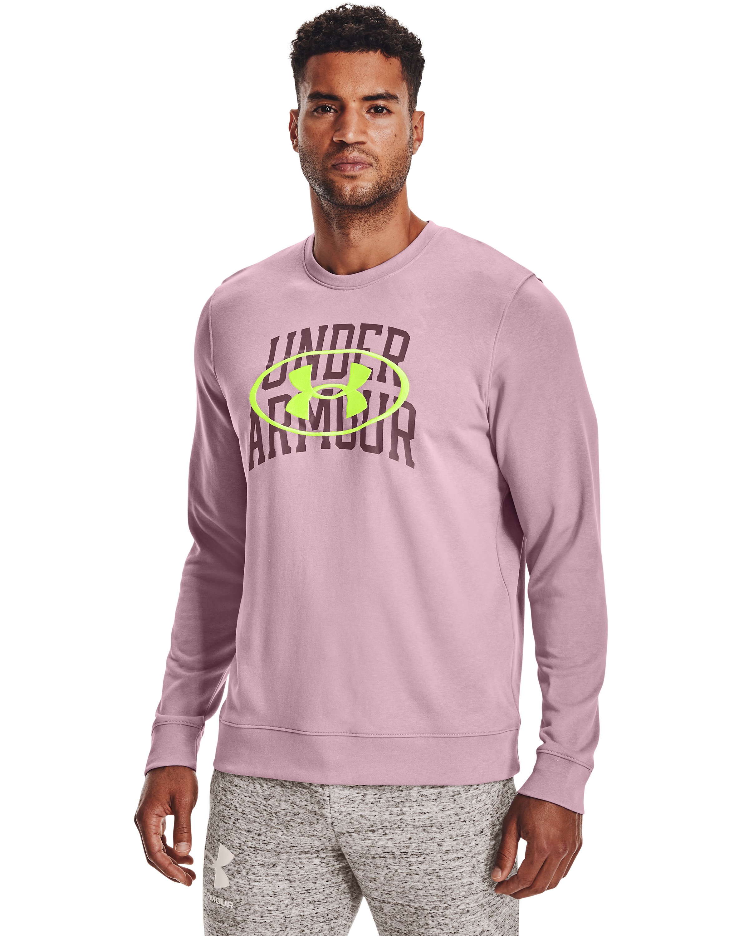 Men's UA Rival Terry Lockertag Overlap Crew