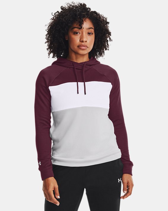 Women's UA Qualifier Fleece Blocked Hoodie