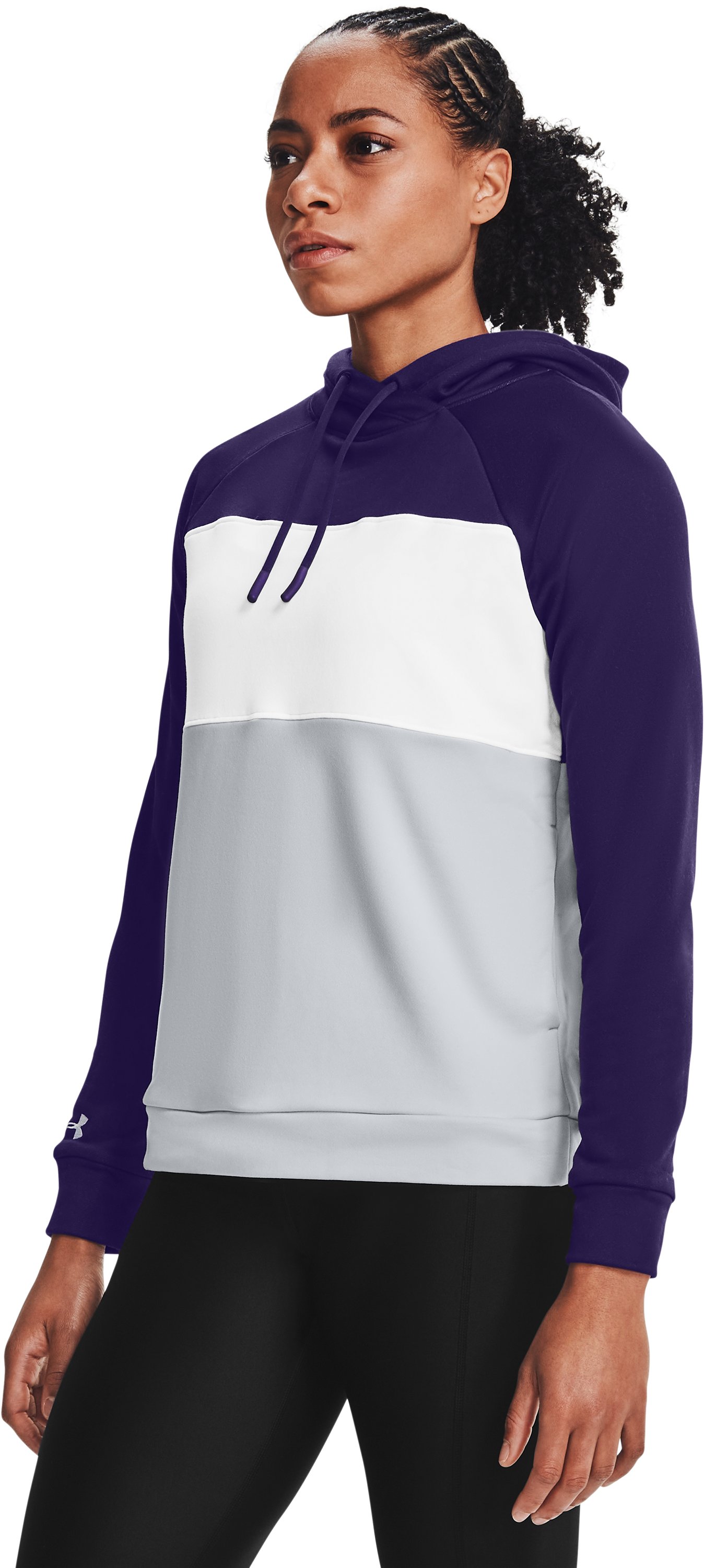 Women's UA Qualifier Fleece Blocked Hoodie