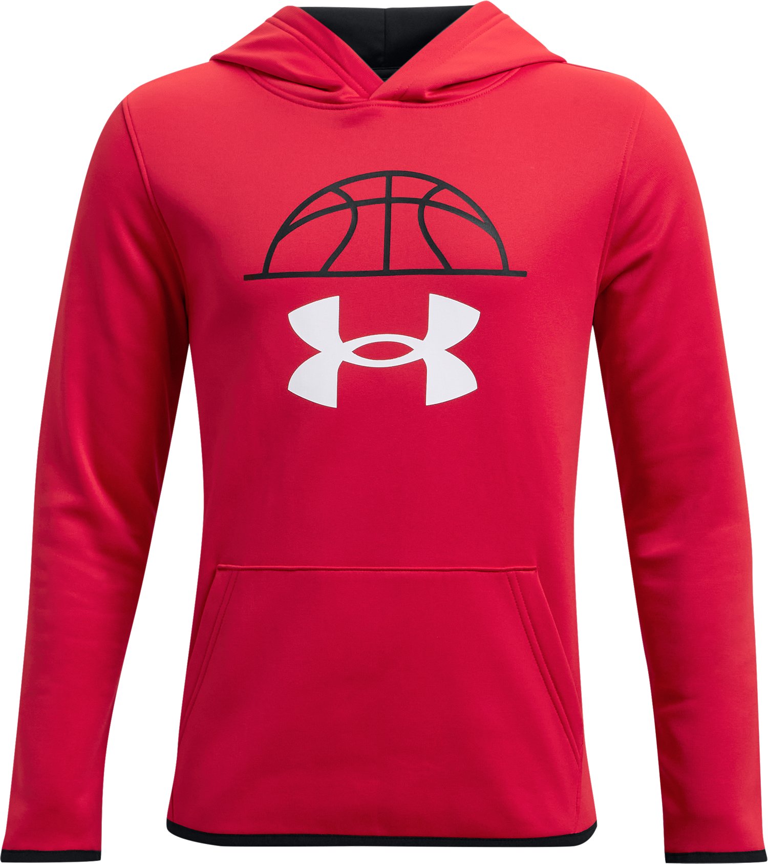 Boys' Armour Fleece® Basketball Logo Hoodie