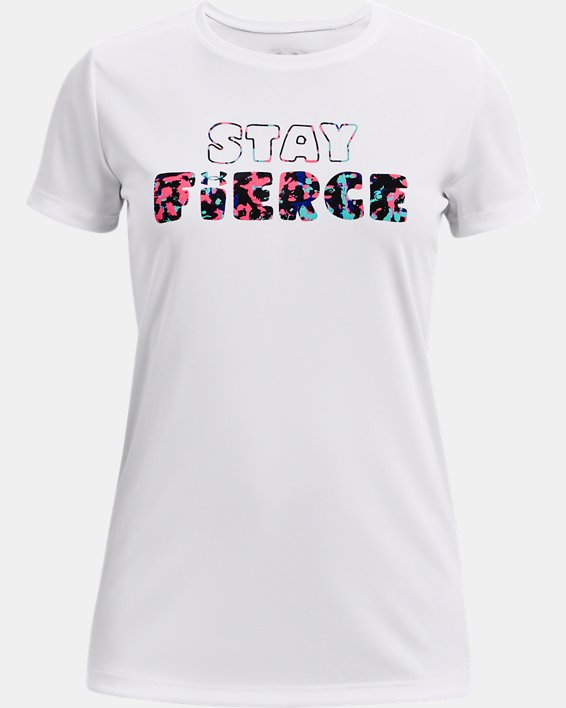 Girls' UA Tech™ Fierce Print Short Sleeve