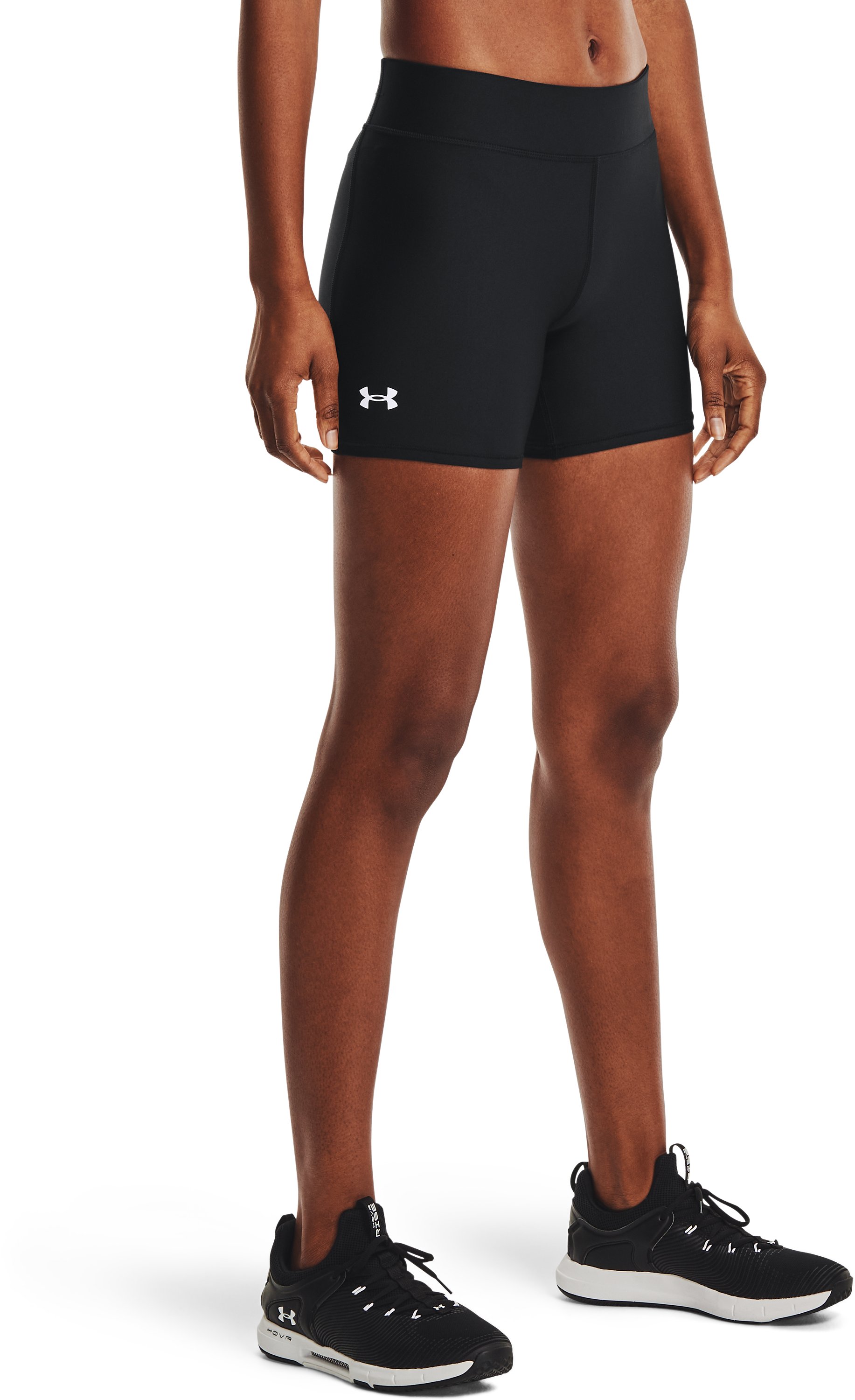 Women's HeatGear® Armour Mid-Rise Middy Shorts