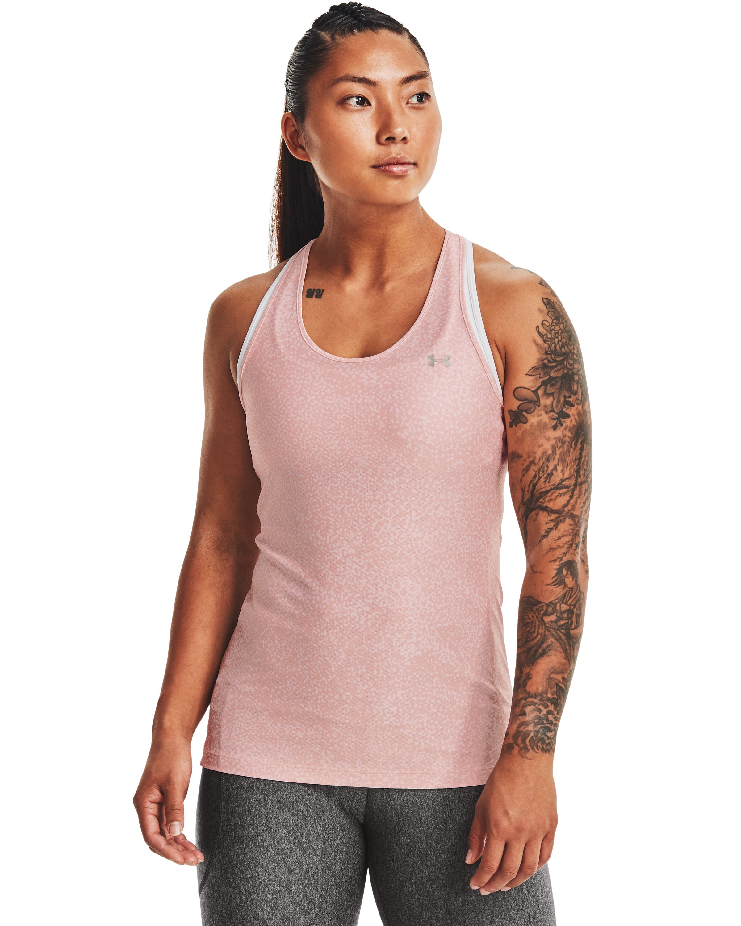 Women's HeatGear® Armour Racer Print Tank